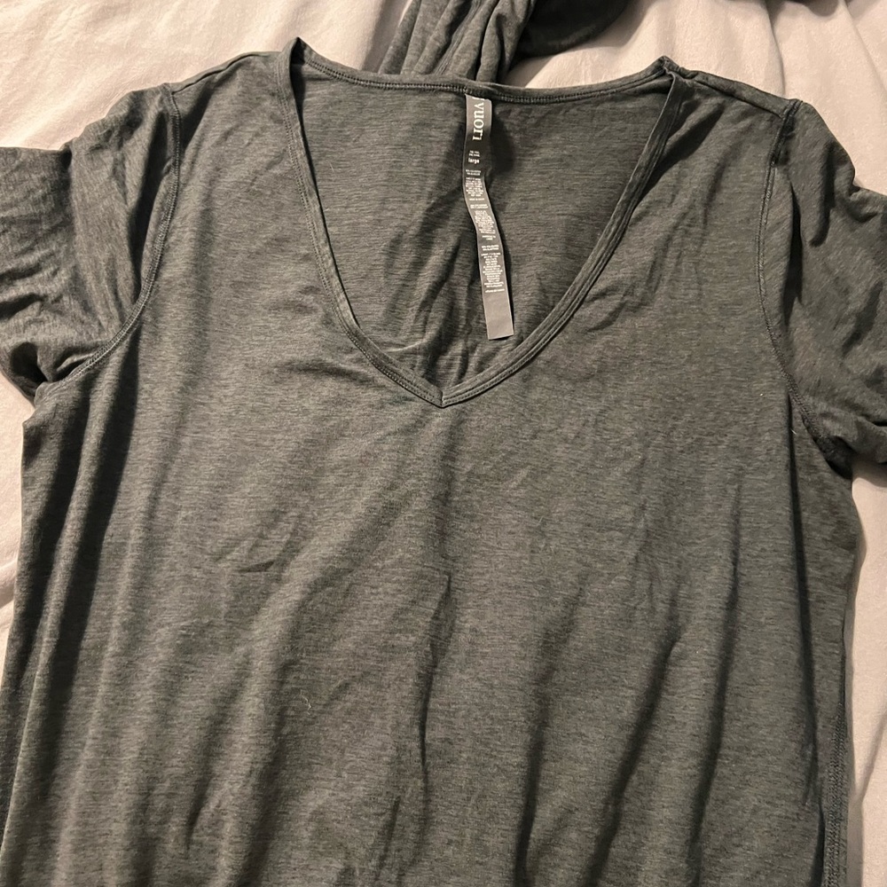 Vuori Gray V-Neck Jumpsuit